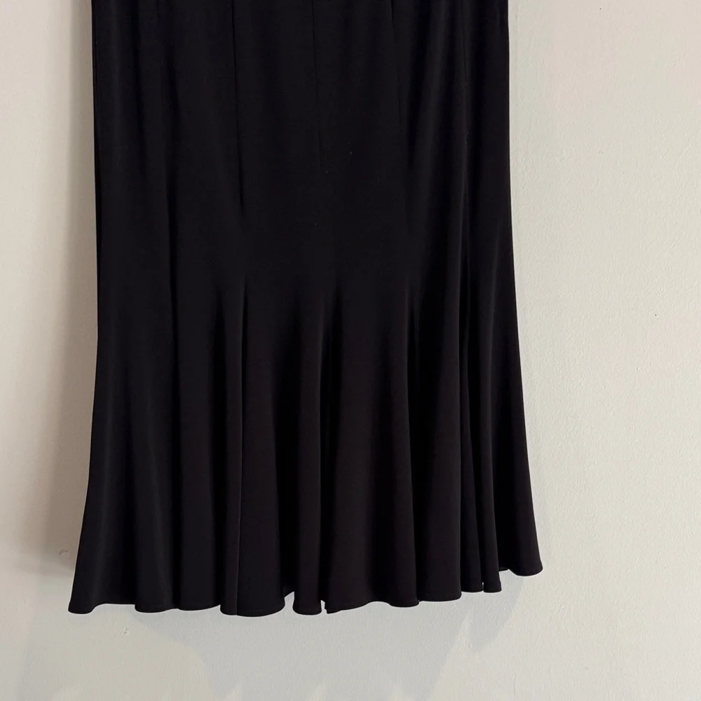 Joseph Ribkoff Elegant‎ Black Midi Skirt sz 8